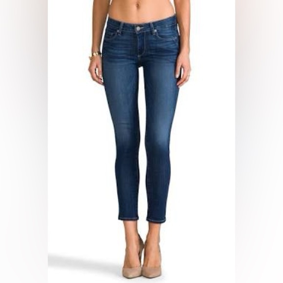 Paige size 27 Skyline Peg Stretch Ankle Jeans - Picture 1 of 12